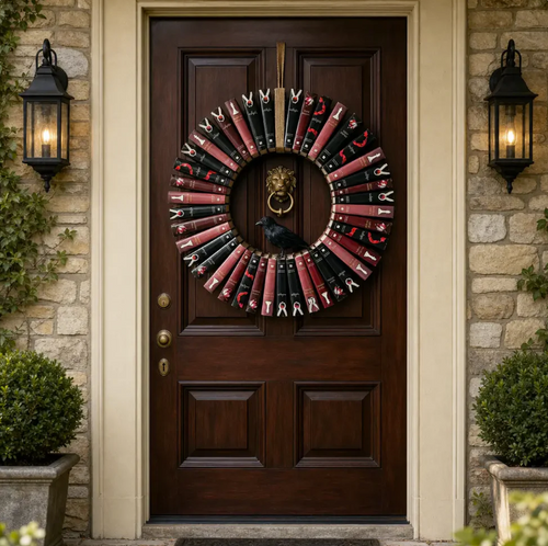 Book Wreath