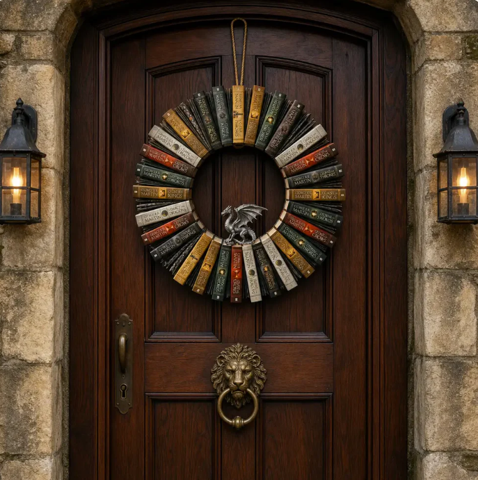 Book Wreath