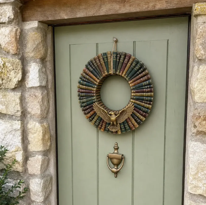 Book Wreath